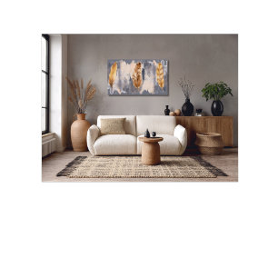 Grijze bruine Waterverf Canvas afdrukken