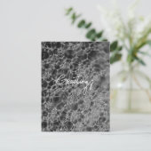 Grijze bubbel ontwerp feestdagenkaart (Staand voorkant)