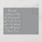 Grijze bubbel ontwerp feestdagenkaart (Achterkant)