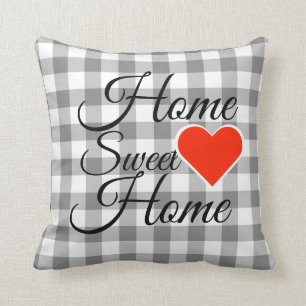 Grijze buffel Home Zoet startpunt Kussen