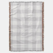 Grijze buffelcontrole | Moderne bosbouw Deken (Voorkant Verticaal)