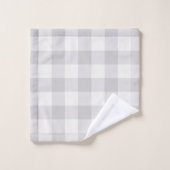 Grijze buffelmonogram | Moderne bosbouw Bad Handdoek (Wasdoekje)