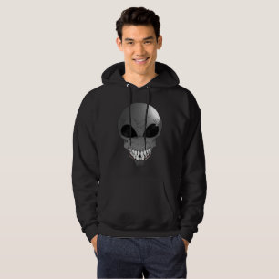 Grijze buitenaardse Mannen Basisgebonden overhemd Hoodie