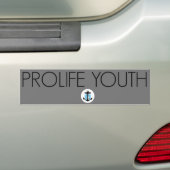 Grijze Bumpersticker (Op auto)