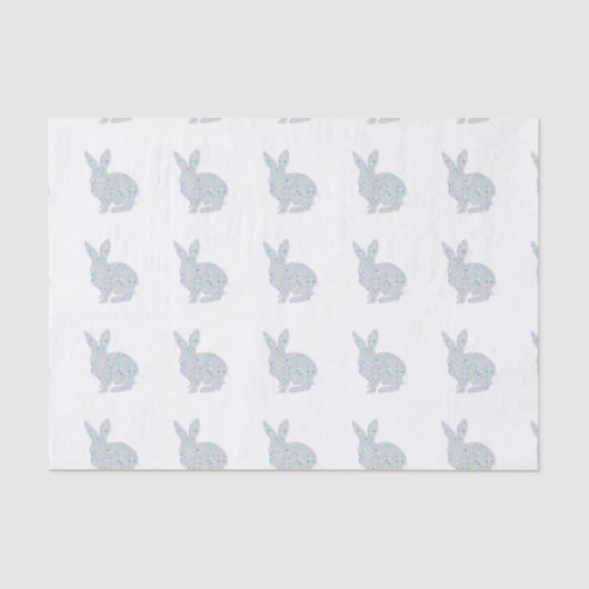 Grijze bunny tissuepapier (Voorkant)