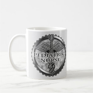 Grijze caduceus Kinderverpleegster Koffiemok