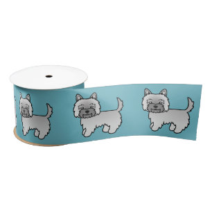 Grijze Cairn Terrier Cartoon Honden Illustratie Bl Lint