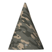 Grijze camouflage feesthoedjes (Rechts)