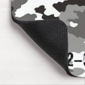 Grijze camouflage muismat (Hoek)