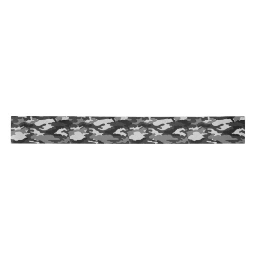 Grijze camouflage Ribbon Lint (Voorkant)