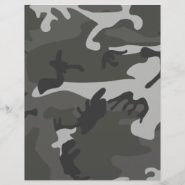 Grijze Camouflage-scrapbootpapier