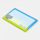 Grijze Cartoon Post-it® Notes (Schuin)
