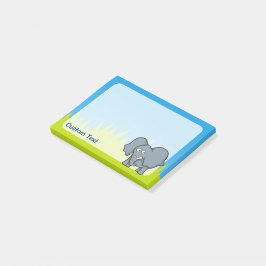 Grijze Cartoon Post-it® Notes (Schuin)