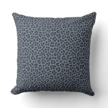 Grijze cheetahprint kussensloop