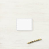 Grijze chevron post-it® notes (Op bureau)