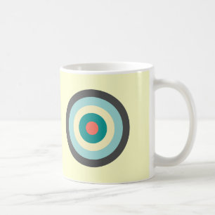 Grijze combinatie Bullseye Koffiemok