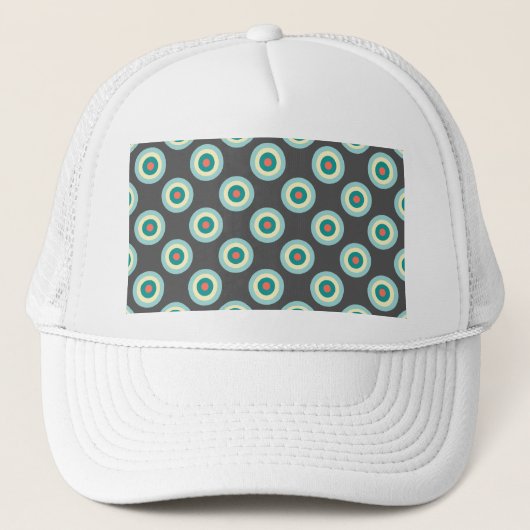 Grijze combinatiecirkels van Shirley Taylor Trucker Pet (Voorkant)