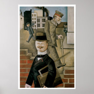 Grijze dag poster
