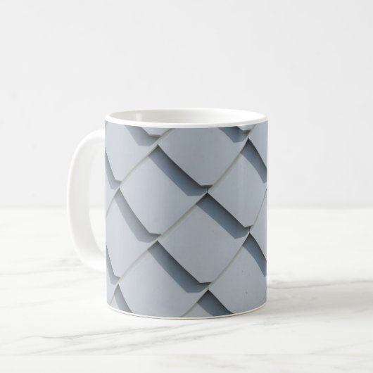 Grijze dakgordels koffiemok (Voorkant links)