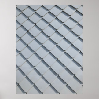 Grijze dakgordels poster