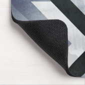 Grijze decoratieve vormgeving met kool muismat (Hoek)