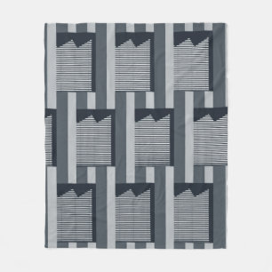 Grijze digitale achtergrond fleece deken