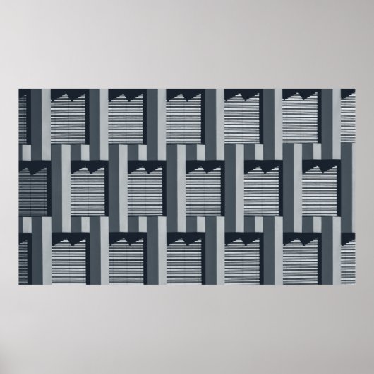 Grijze digitale achtergrond poster (Voorkant)