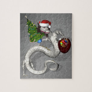 Grijze draak 8x10 legpuzzel