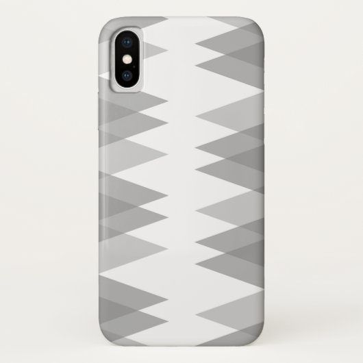 Grijze driehoeken Case-Mate iPhone case (Achterkant)