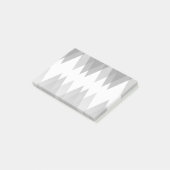 Grijze driehoeken post-it® notes (Schuin)