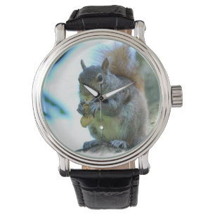 Grijze eekhoorn horloge