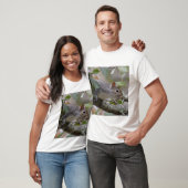 Grijze eekhoorn Let op T-shirt (Unisex)