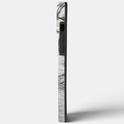 Grijze eend op donker het meer Case-Mate iPhone case (Achterkant / Links)