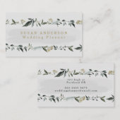 Grijze elegant visitekaartje (Voorkant / Achterkant)