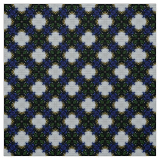 Grijze en blauwe tegel Upholstery Fabric Stof