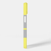 grijze en gele afdruk, Case-Mate iPhone case (Achterkant / Rechts)