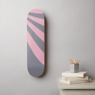 Grijze en roze golf skateboard