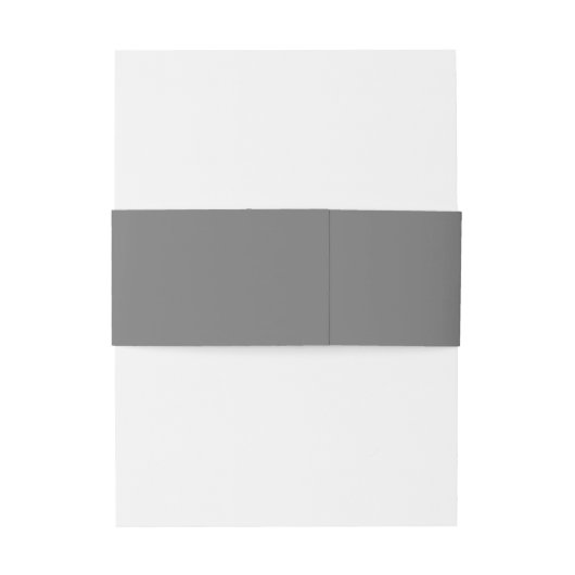 Grijze en witte moderne kalligrafie bruiloft uitnodigingen wikkel (Achterkant Voorbeeld)