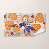 Grijze en witte streep zachte handdoekjes bad handdoek (Handdoek)