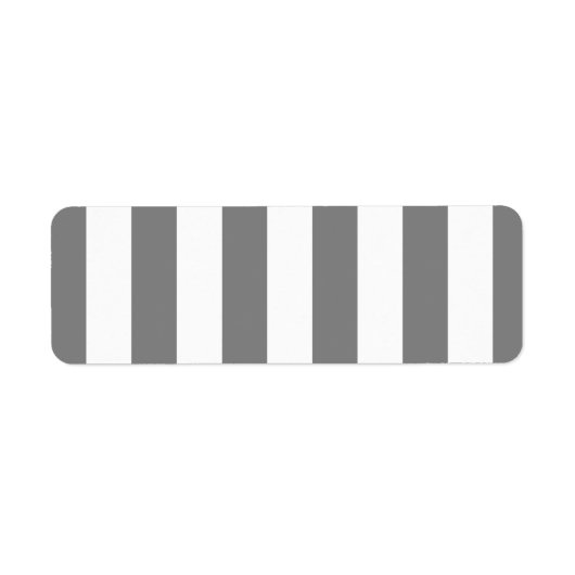 Grijze en witte strepen etiket (Voorkant)
