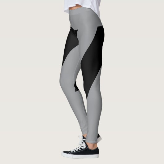 Grijze en zwarte Leggings (Links)
