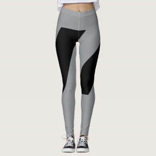 Grijze en zwarte Leggings