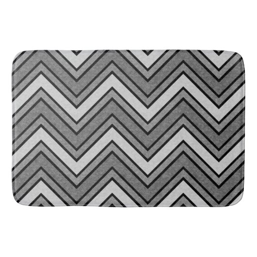 Grijze en zwarte schets badmat (Voorkant)