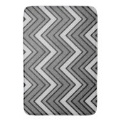 Grijze en zwarte schets badmat (Voorkant Verticaal)