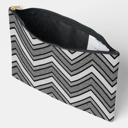 Grijze en zwarte schets etui (Open)