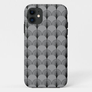 Grijze en zwarte ventilatoren iPhone 11 hoesje