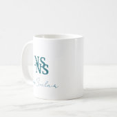 Grijze esthetiek koffiemok (Voorkant links)