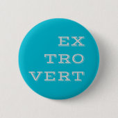 Grijze extravert-Button Ronde Button 5,7 Cm (Voorkant)