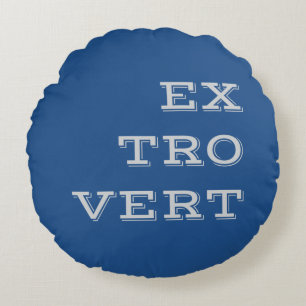 Grijze extravert-ronde loods rond kussen