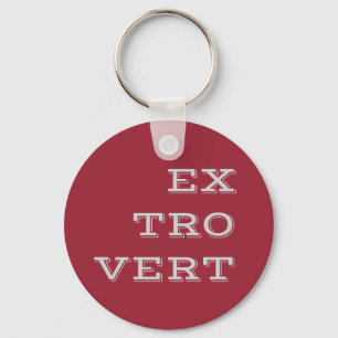 Grijze extravert-Sleutelhanger Sleutelhanger